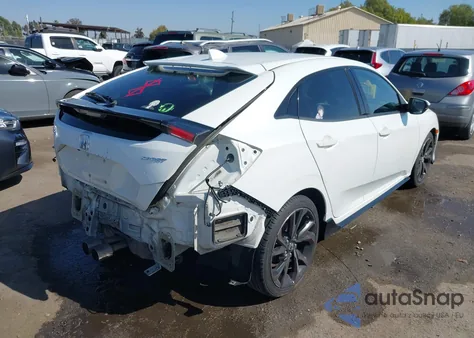 2018 Honda Civic Sport из США, поврежденный, VIN SHHFK7H42JU425337